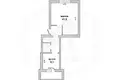 Wohnung 1 zimmer 43 m² Malaryta, Belarus