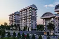 Квартира 1 комната 50 м² Аланья, Турция