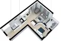 Dom 1 pokój 51 m² Meljine, Czarnogóra