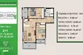 Appartement 2 chambres 58 m² Mezitli, Turquie