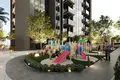 Kompleks mieszkalny New high-rise residence Lilium Tower with a swimming pool in the prestigious area of JVT, Dubai, UAE