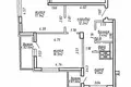 2 room apartment 64 m² in Minsk, Belarus