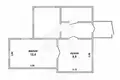Wohnung 21 m² Muchaviecki sielski Saviet, Belarus