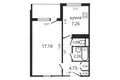 Mieszkanie 1 pokój 33 m² Mińsk, Białoruś