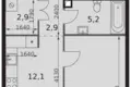 Mieszkanie 1 pokój 36 m² Moskwa, Rosja