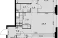 Mieszkanie 4 pokoi 91 m² Moskwa, Rosja