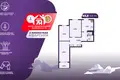 Квартира 3 комнаты 66 м² Минск, Беларусь