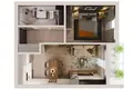 Apartment 38 m² Budva, Montenegro