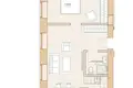 Appartement 2 chambres 45 m² Riga, Lettonie