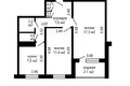 Mieszkanie 2 pokoi 47 m² Mińsk, Białoruś