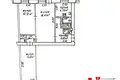 3 room apartment 56 m² Homyel, Belarus