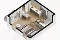 Квартира 2 комнаты 36 м² Юрмала, Латвия