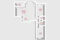 Appartement 3 chambres 92 m² Minsk, Bélarus