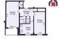 Apartamento 2 habitaciones 49 m² Minsk, Belarús