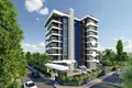 Residential quarter New Modern project in Avsallar, Alanya with modern exterior design