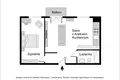 Квартира 2 комнаты 56 м² в Варшаве, Польша