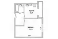 Квартира 1 комната 40 м² Брест, Беларусь