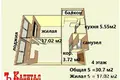 Wohnung 1 zimmer 31 m² Homel, Belarus