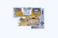 Appartement 3 chambres 8 m² Trikomo, Chypre du Nord