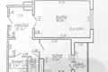 Mieszkanie 43 m² Mińsk, Białoruś