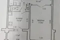 1 room apartment 43 m² Minsk, Belarus