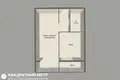 2 room apartment 43 m² Minsk, Belarus