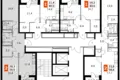 2 room apartment 60 m² Moscow, Russia
