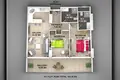1 room studio apartment 63 m² Kargıcak, Turkey