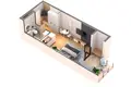 Appartement 1 chambre 32 m² Batoumi, Géorgie