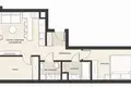 Appartement 3 chambres 57 m² en Varsovie, Pologne