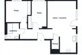 2 bedroom apartment 60 m² Warsaw, Poland