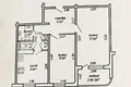 Квартира 2 комнаты 51 м² Минск, Беларусь