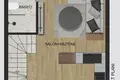 Дуплекс 2 комнаты 77 м² Kepez, Турция