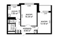 Wohnung 2 zimmer 50 m² Minsk, Belarus