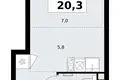 Квартира 1 комната 20 м² район Внуково, Россия