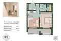 Apartamento 1 habitación 47 m² Kaliningrado, Rusia