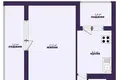 Appartement 1 chambre 36 m² Salihorsk, Bélarus
