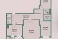 Квартира 3 комнаты 91 м² Щомыслицкий сельский Совет, Беларусь