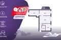 Квартира 3 комнаты 49 м² Любань, Беларусь