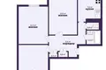 Квартира 3 комнаты 63 м² Минск, Беларусь