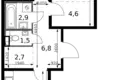 Apartamento 2 habitaciones 51 m² Leninsky District, Rusia