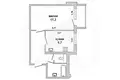 Квартира 1 комната 40 м² Брест, Беларусь