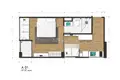 Mieszkanie 1 pokój 37 m² Rawai, Tajlandia