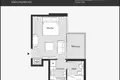 Mieszkanie 1 pokój 37 m² Dubaj, Emiraty Arabskie