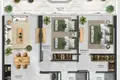 Mieszkanie 2 pokoi 96 m² Ras Al Khaimah, Emiraty Arabskie