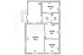 Casa 50 m² Muchaviecki sielski Saviet, Belarús
