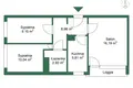 Квартира 3 комнаты 51 м² Варшава, Польша
