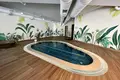 Residential complex Residence with a swimming pool, a spa and a view of the forest near a highway, Istanbul, Turkey
