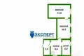 Apartment 50 m² in Minsk District, Belarus