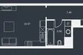 Wohnung 1 zimmer 37 m² Riga, Lettland